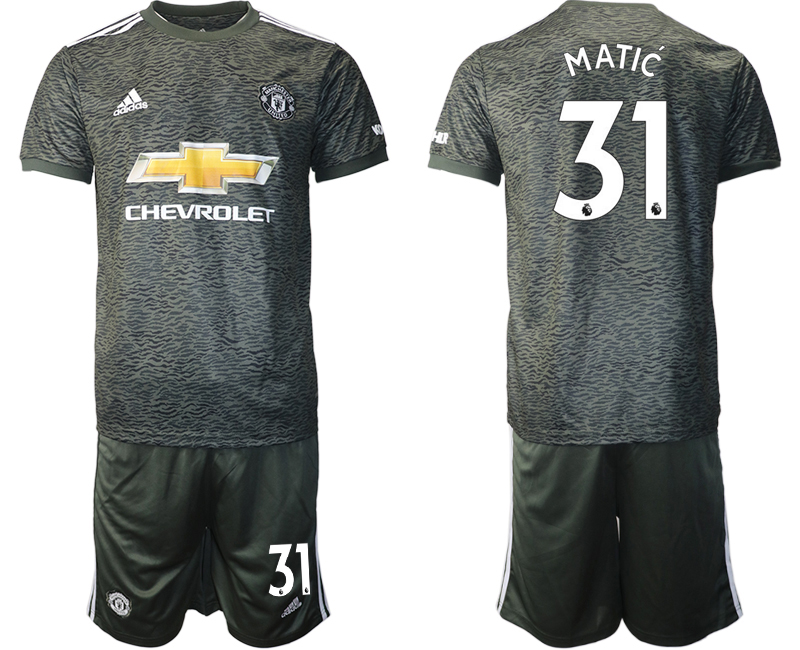 2020-21 Manchester United 31 MATIC Away Soccer Jersey