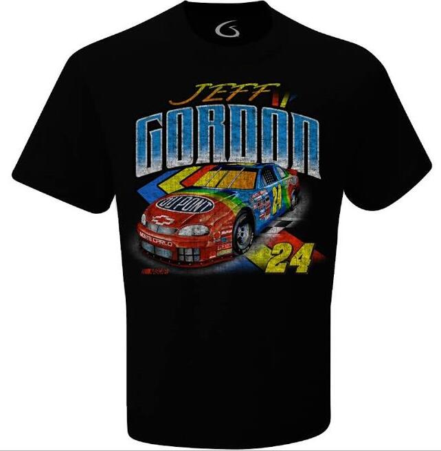 Men's Jeff Gordon Fanatics Branded Black NASCAR T-Shirt