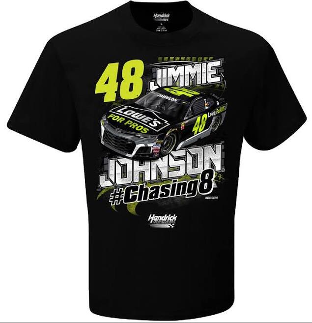 Men's Jimmie Johnson Black Hendrick Motorsports Team Collection ally Phoenix T-Shirt