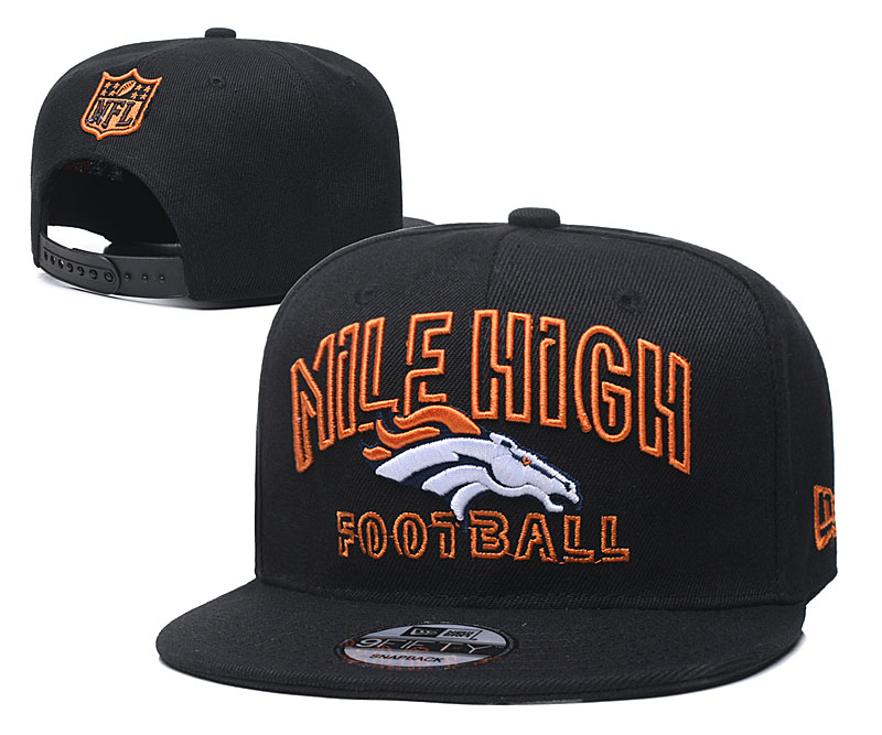 Broncos Team Logo Black Adjustable Hat YD