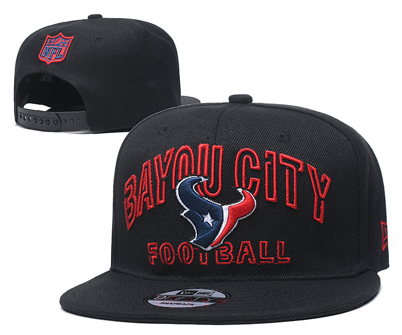 Texans Team Logo Black Adjustable Hat YD