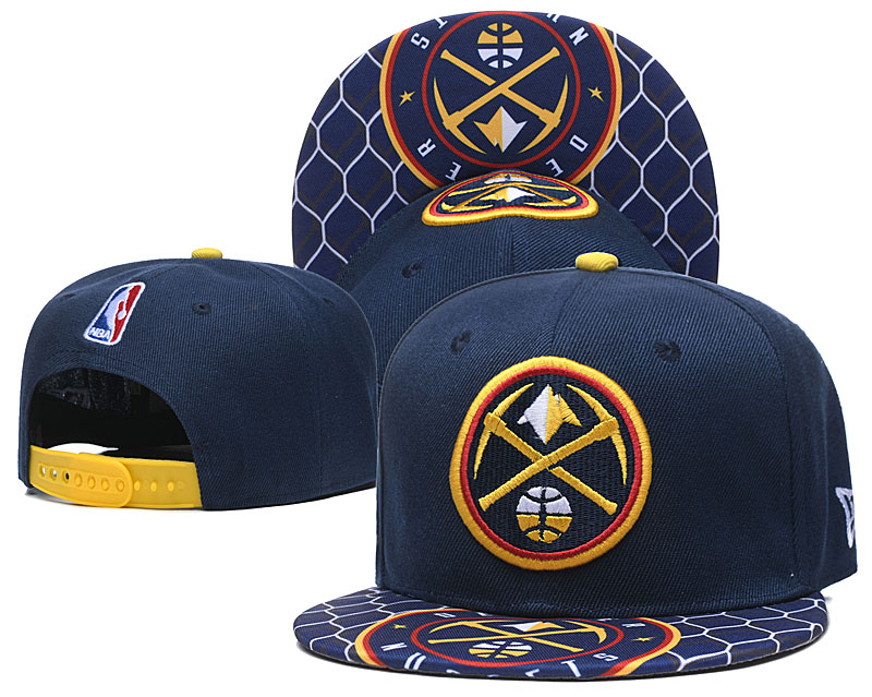 Nuggets Team Logo Navy Adjustable Hat TX