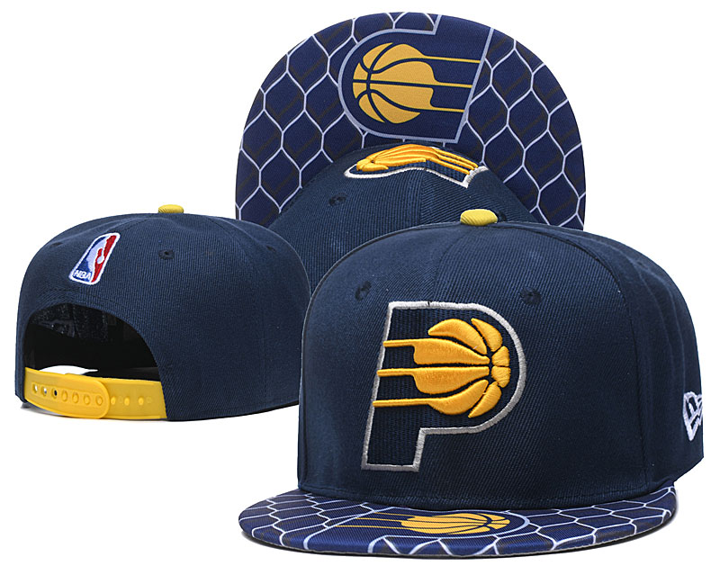 Pacers Team Logo Navy Adjustable Hat TX