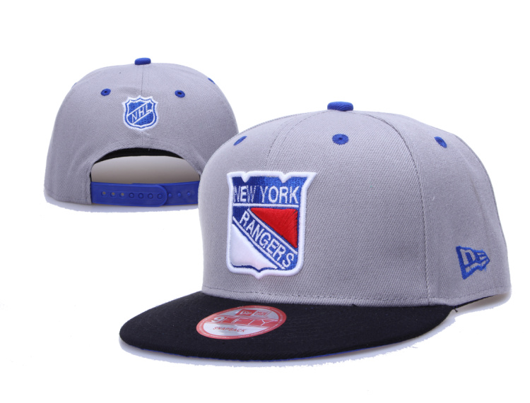 Rangers Team Logo Gray Adjustable Hat LH
