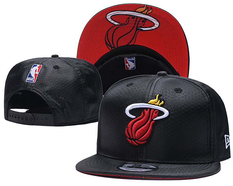 Heat Team Logo Black Adjustable Hat TX