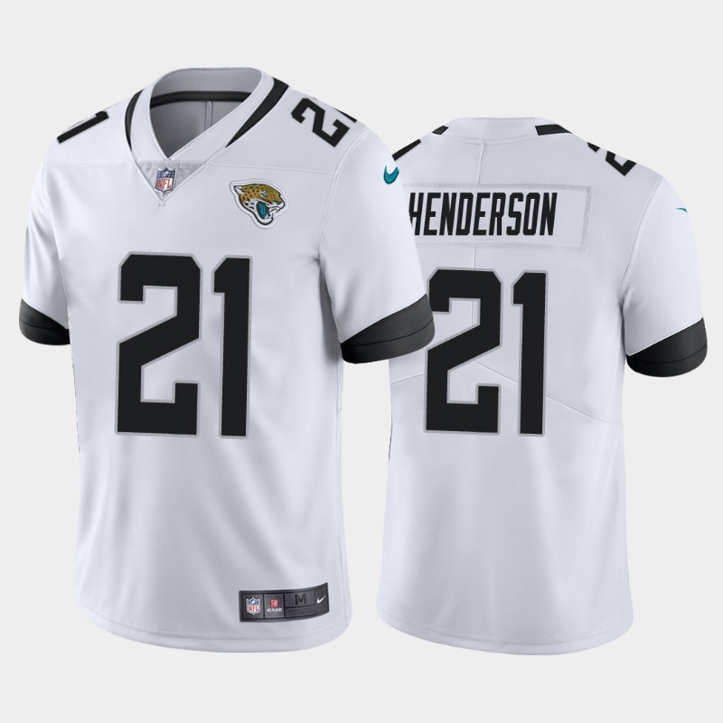Nike Jaguars 21 C.J. Henderson White Youth 2020 NFL Draft First Round Pick Vapor Untouchable Limited Jersey