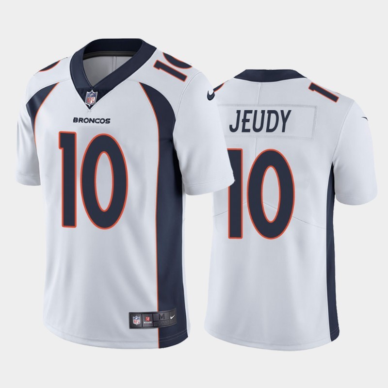 Nike Broncos 10 Jerry Jeudy White Youth 2020 NFL Draft First Round Pick Vapor Untouchable Limited Jersey