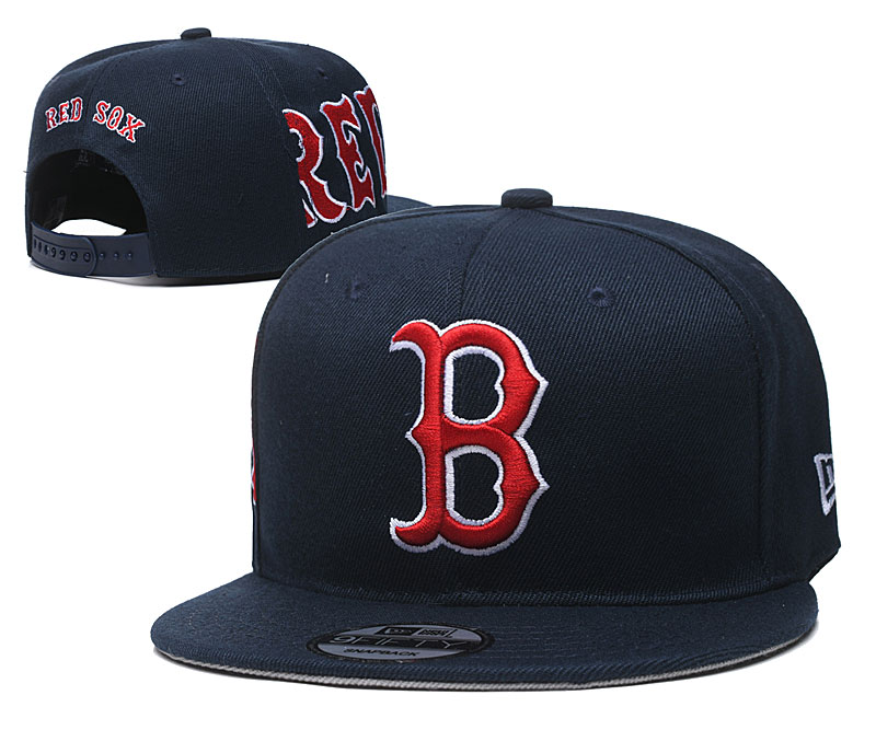 Red Sox Fresh Logo Navy Adjustable Hat YD