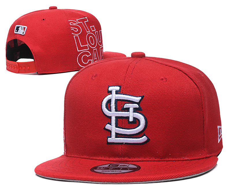 St. Louis Cardinals Team Logo Red Adjustable Hat YD