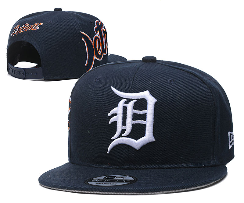 Tigers Team Logo Navy Adjustable Hat YD