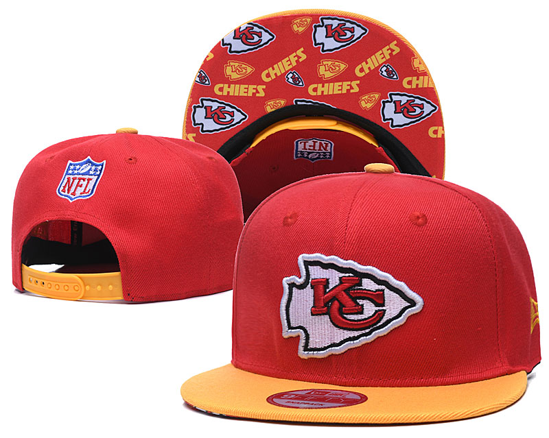 Chiefs Team Logo Red Yellow Adjustable Hat TX