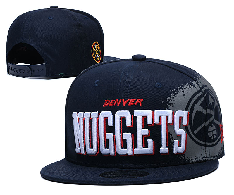 Nuggets Team Logo Black Adjustable Hat YD