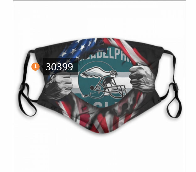 Philadelphia Eagles Team Face Mask Cover with Earloop 30399