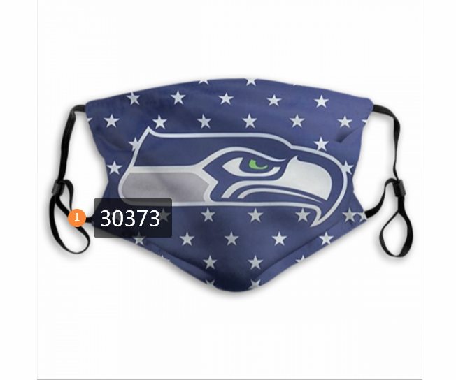 Seattle Seahawks Team Face Mask Cover with Earloop 30373