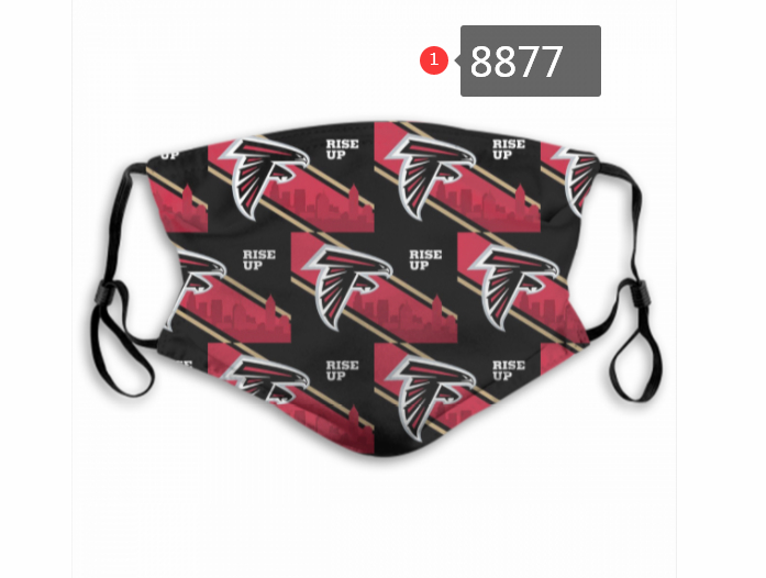 Atlanta Falcons Team Face Mask Cover with Earloop 8877