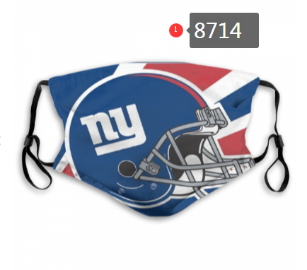 New York Giants Team Face Mask Cover with Earloop 8714