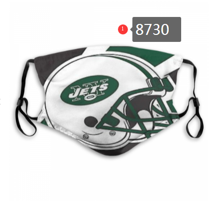 New York Jets Team Face Mask Cover with Earloop 8730