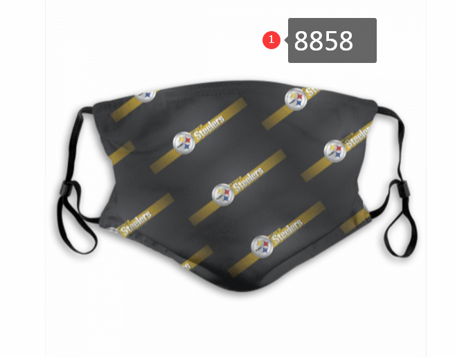 Pittsburgh Steelers Team Face Mask Cover with Earloop 8858