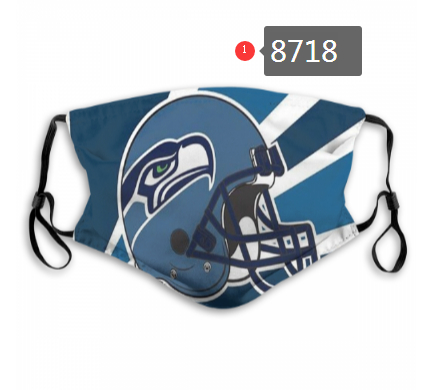 Seattle Seahawks Team Face Mask Cover with Earloop 8718