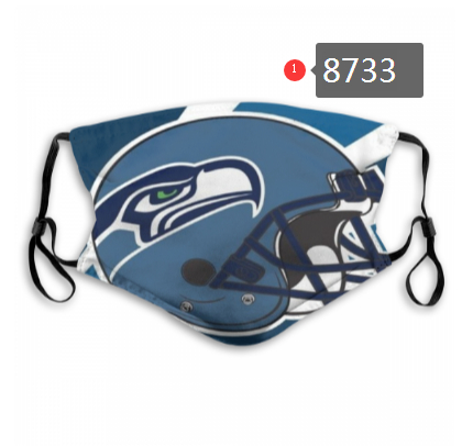 Seattle Seahawks Team Face Mask Cover with Earloop 8733