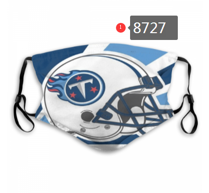 Tennessee Titans Team Face Mask Cover with Earloop 8727