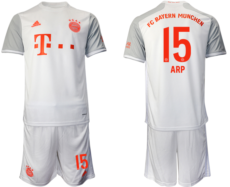 2020-21 Bayern Munich 15 ARP Away Soccer Jersey