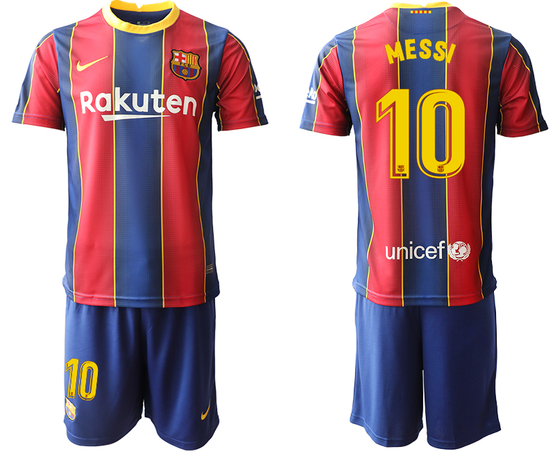 2020-21 Barcelona 10 MESSI Home Soccer Jersey