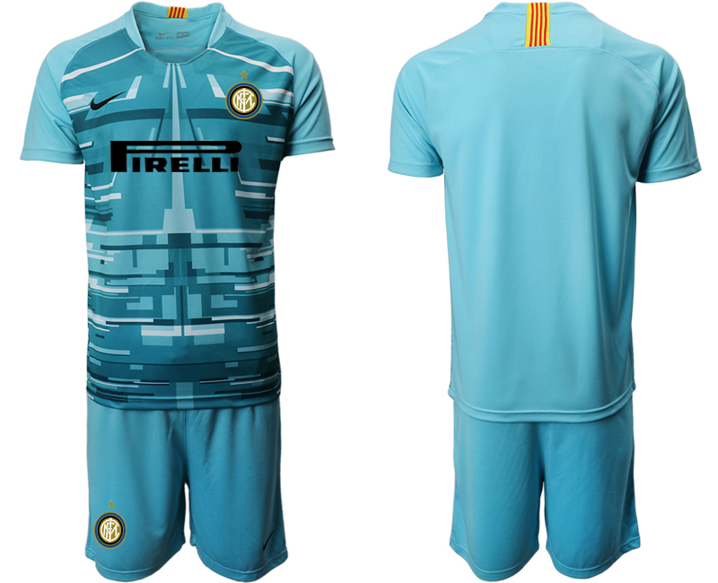 2020-21 Inter Milan Blue Goalkeeper Soccer Jersey