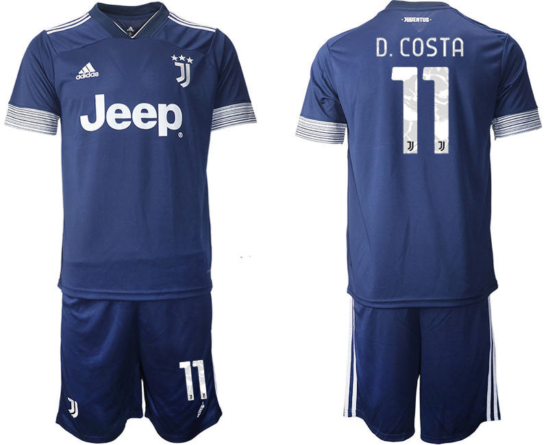 2020-21 Juventus 11 D. COSTA Away Soccer Jersey
