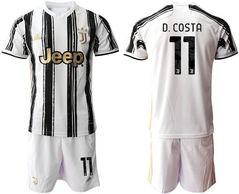 2020-21 Juventus 11 D. COSTA Home Soccer Jersey