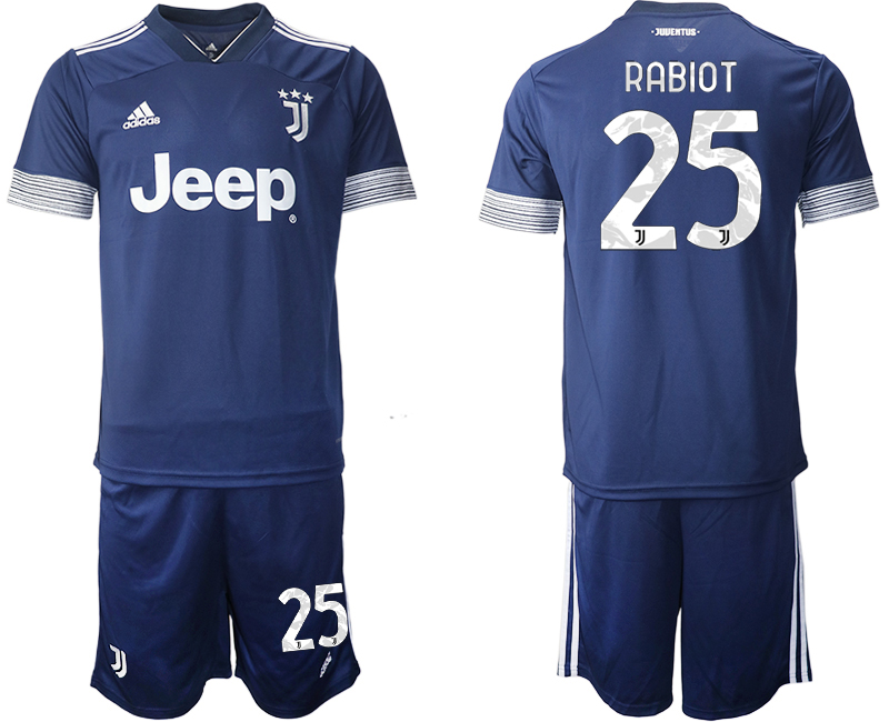 2020-21 Juventus 25 RABIOT Away Soccer Jersey