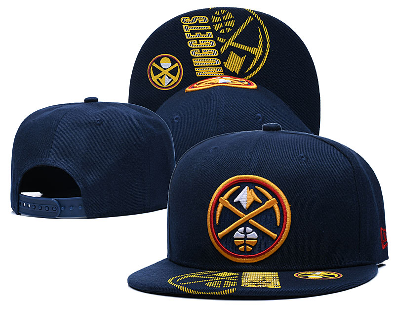 Nuggets Team Logo Navy Adjustable Hat GS