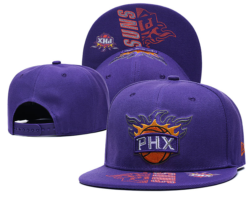 Suns Team Logo Purple Adjustable Hat GS