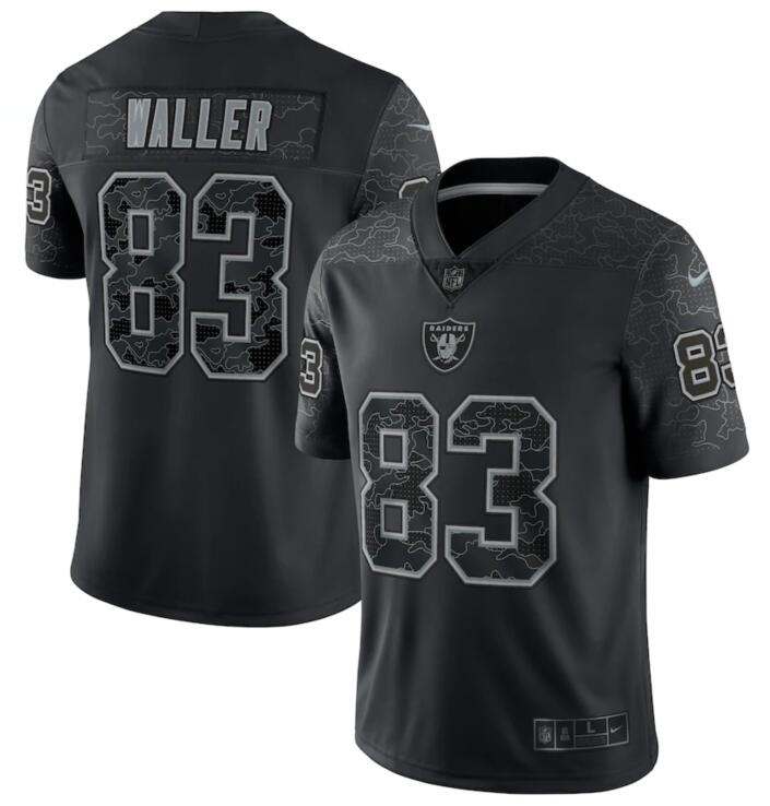 Nike Raiders 83 Darren Waller Black RFLCTV Limited Jersey