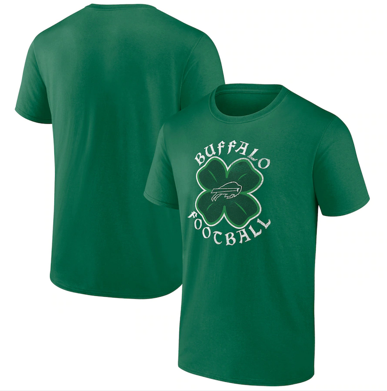 Men's Buffalo Bills Fanatics Branded Kelly Green St. Patrick's Day Celtic T-Shirt