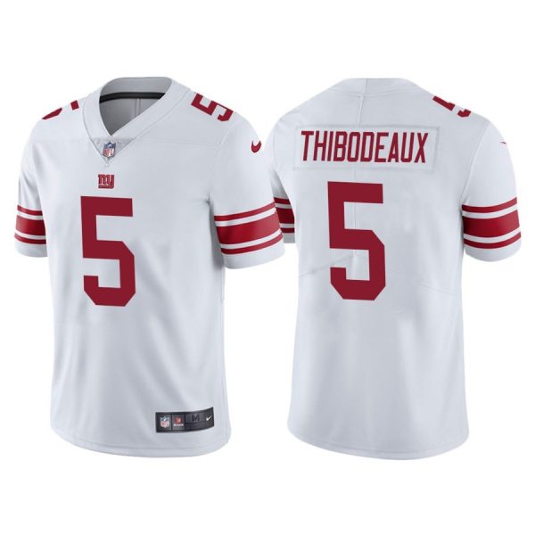 Nike Giants 5 Kayvon Thibodeaux White 2022 NFL Draft Vapor Untouchable Limited Jersey