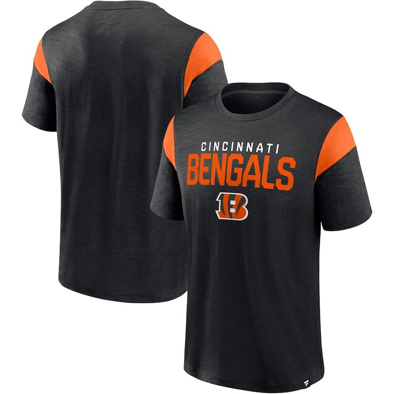 Men's Cincinnati Bengals Fanatics Branded Black Home Stretch Team T-Shirt