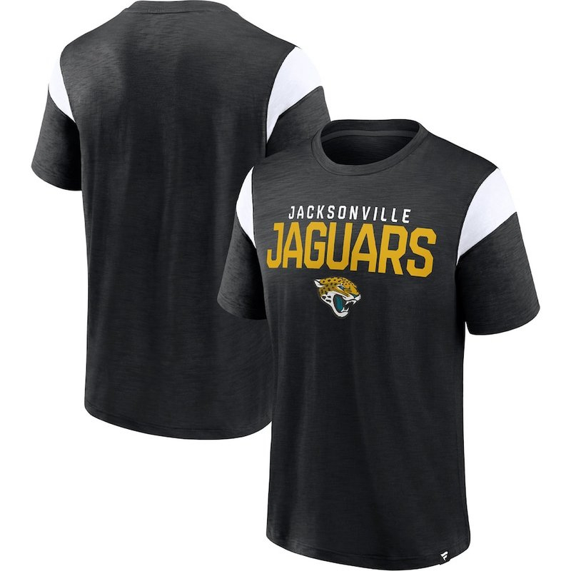 Men's Jacksonville Jaguars Fanatics Branded Black Home Stretch Team T-Shirt