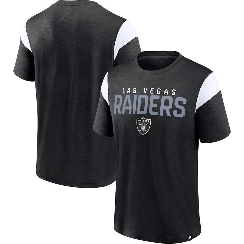 Men's Las Vegas Raiders Fanatics Branded Black Home Stretch Team T-Shirt