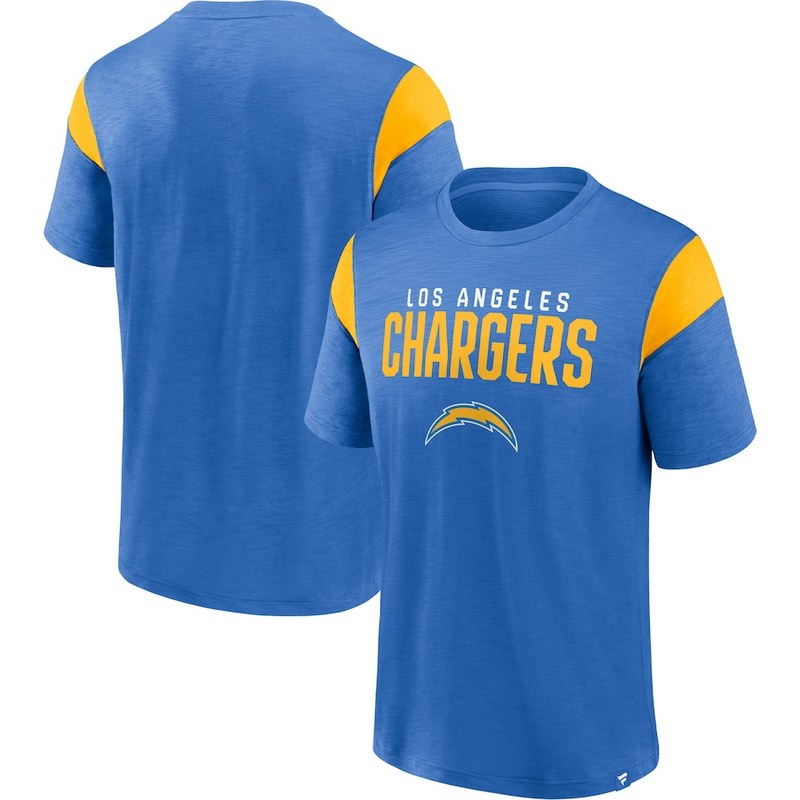 Men's Los Angeles Chargers Fanatics Branded Powder Blue Home Stretch Team T-Shirt