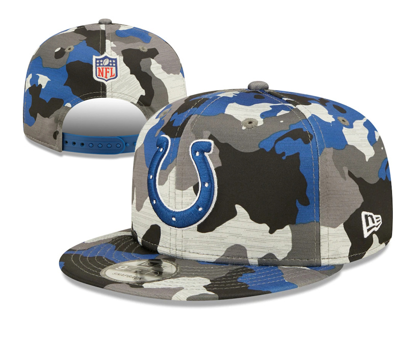 Colts Team Logo Camo Adjustable Hat YD