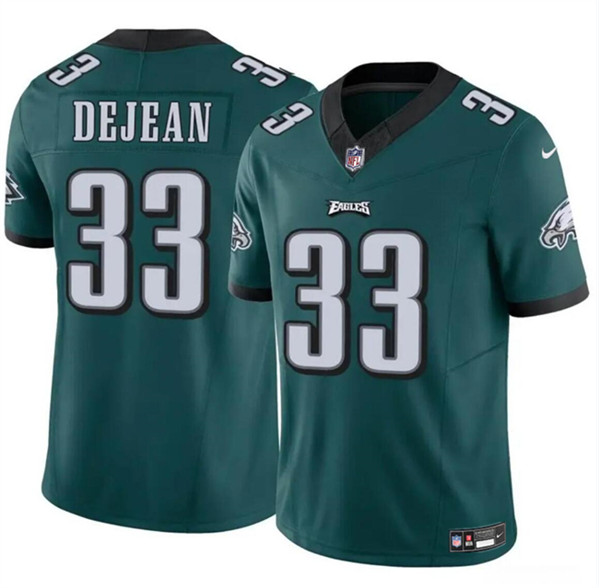Nike Eagles 33 Cooper DeJean Green 2024 NFL Draft Vapor Limited Jersey