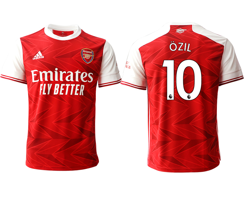 2020-21 Arsenal 10 OZIL Home Thailand Soccer Jersey
