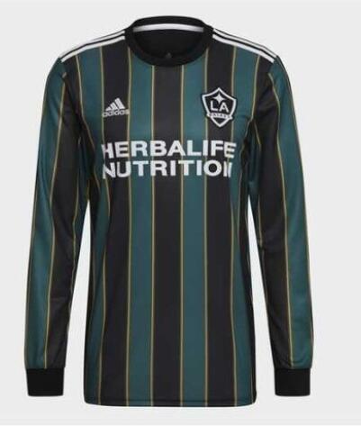 Adidas Los Angeles FC 2021 Home Long Sleeve T-Shirt Green Black