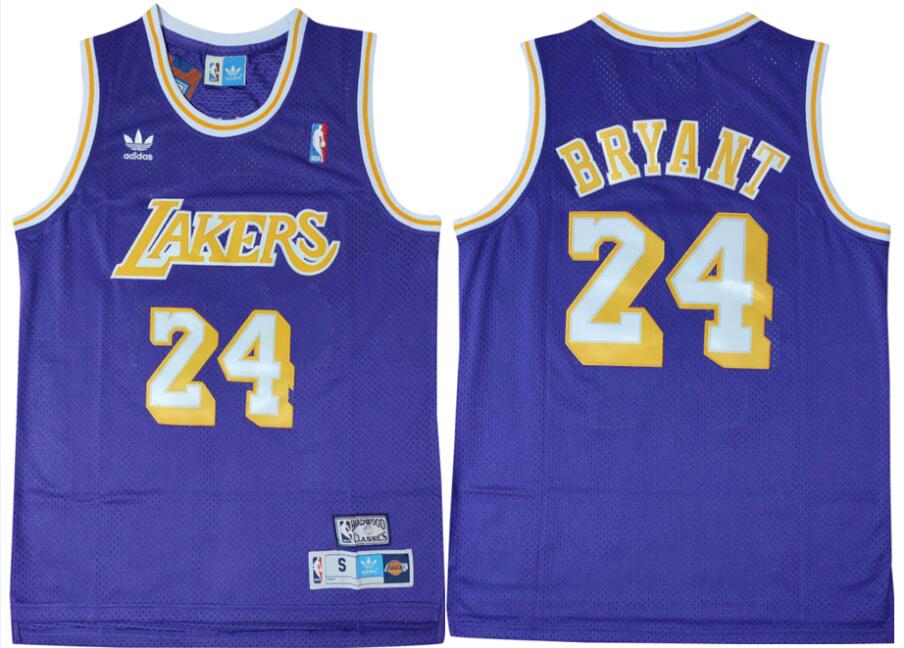 Lakers 24 Kobe Bryant Purple Adidas Swingman Jersey