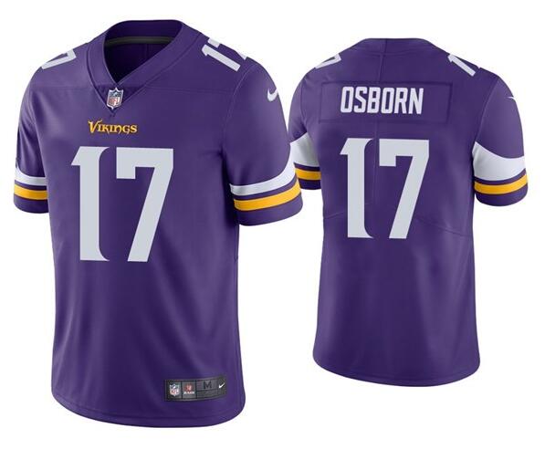 Nike Vikings 17 K.J. Osborn Purple Vapor Untouchable Limited Jersey