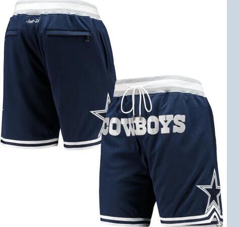 Men's Dallas Cowboys Black Just Don With Pocket Shorts