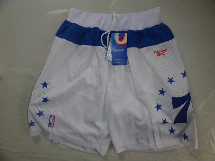 76ers White Shorts