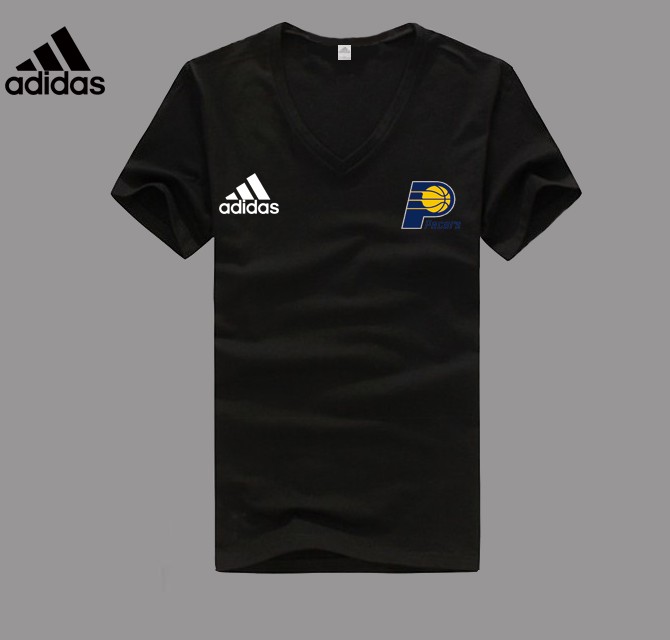 Adidas Indiana Pacers black V-neck T-shirt
