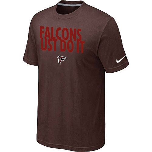 Atlanta Falcons Just Do It Brown T-Shirt